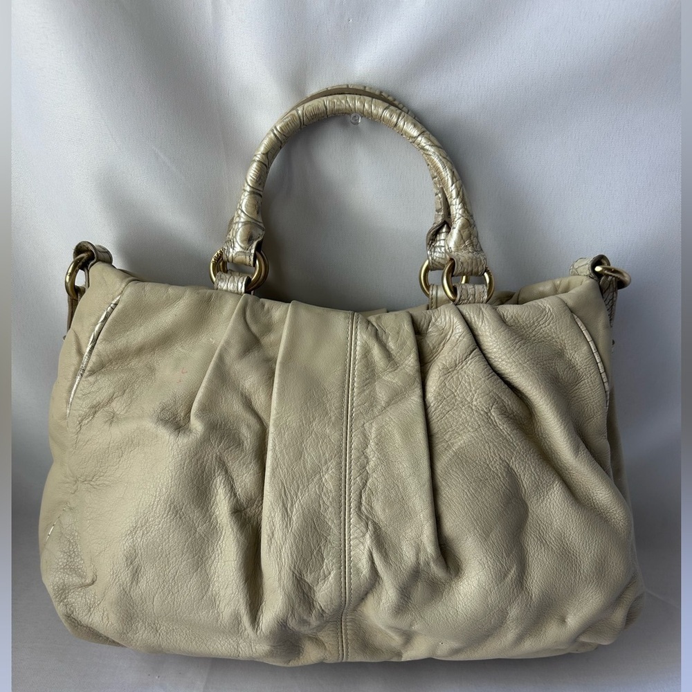 Brahmin tan leather large hang bag - Picture 6 of 11